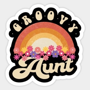 Groovy Aunt Sticker